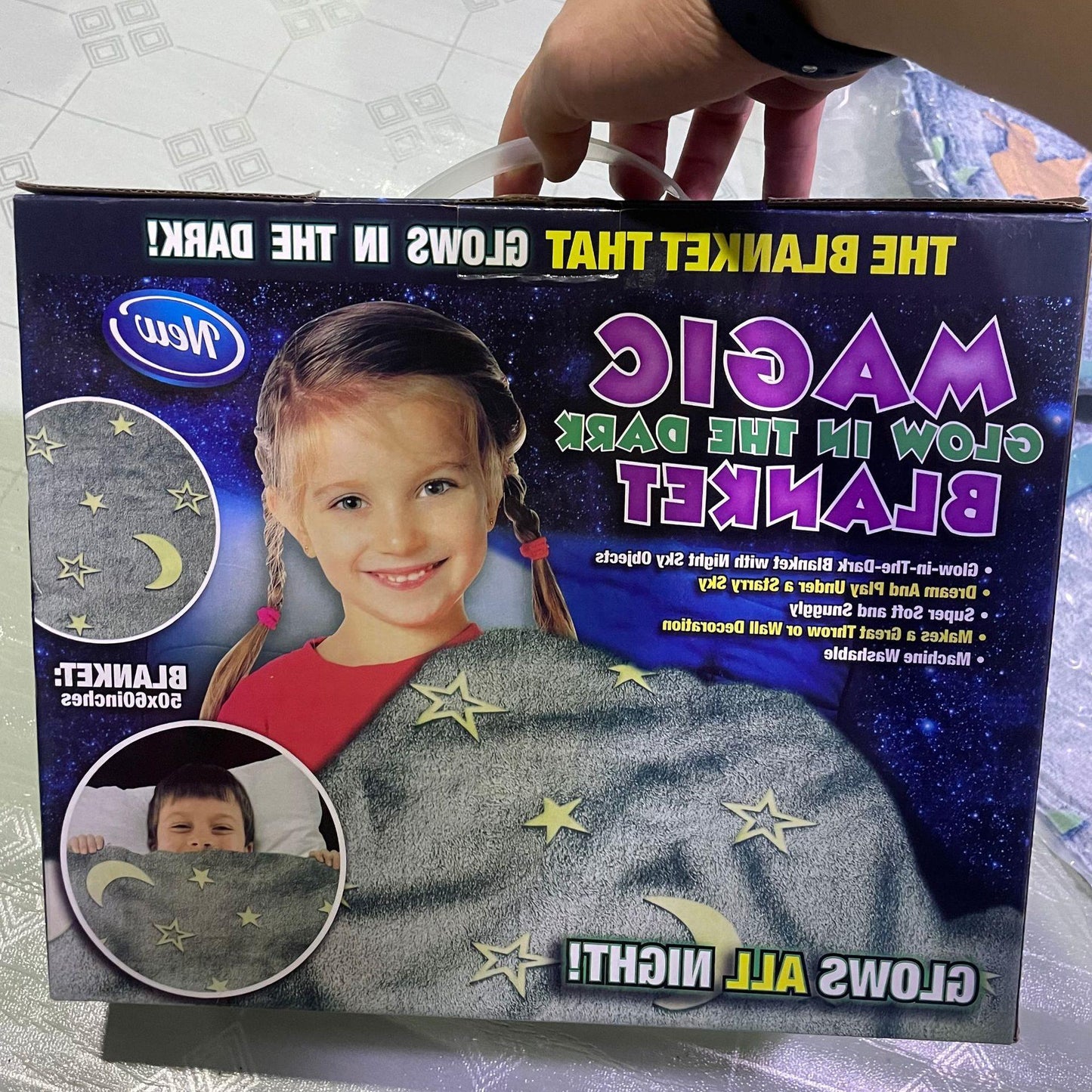 بطانية سحرية متوهجة في الظلام